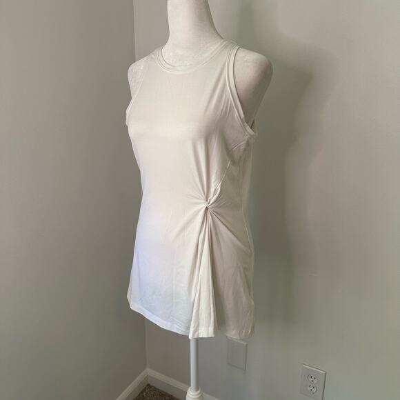 Athleta Radiate white knot-front tank top size S - Picture 3 of 12